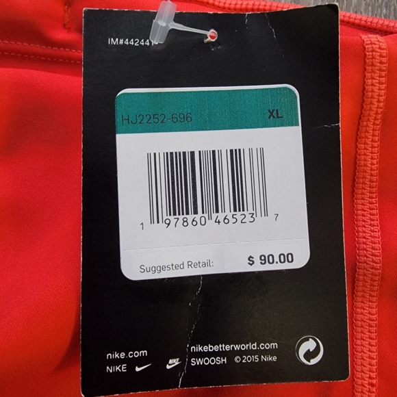 BRAND NEW Nike Dri-FIT One High Rise 7/8 Pocket Tights Women's Size XL - Picture 10 of 10